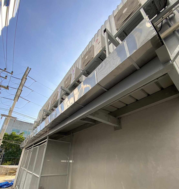 งานต่อเติมหลังคากันสาดบ้าน ราชบุรี